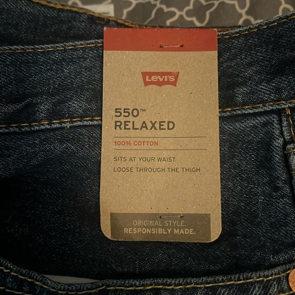 👖 NWT Levi’s 550 Relaxed jeans size 38x32 - Picture 3 of 6